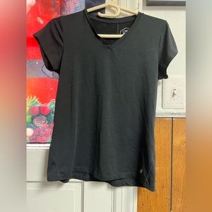 ASICS Women's Relaxed V-Neck Short-Sleeved Perfect T-Shirt | Black